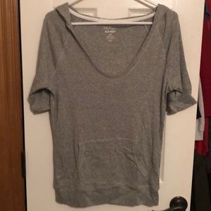 Old navy women’s hoodie short sleeve shirt